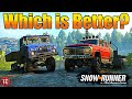 SnowRunner: Ford F750 vs TUZ 16 Actaeon! Which is BETTER!?