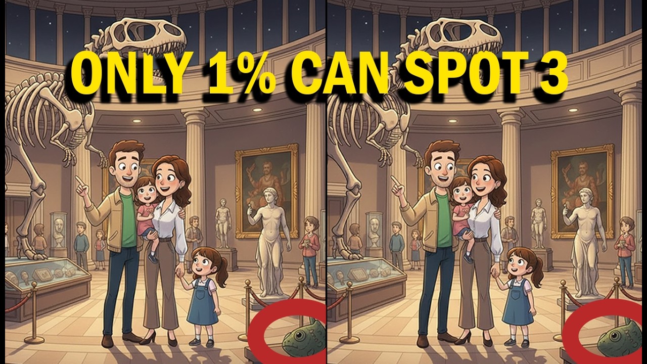 Only 1% Can Spot All 3 Differences | Hidden Differences #1