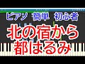 北の宿から/都はるみ ピアノ