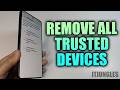 How to Remove All Extend Unlock Trusted Places & Devices on Galaxy S26/S26+/Ultra