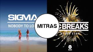 Sigma X DC Breaks - Nobody To Love X Never Stop (Mashup)