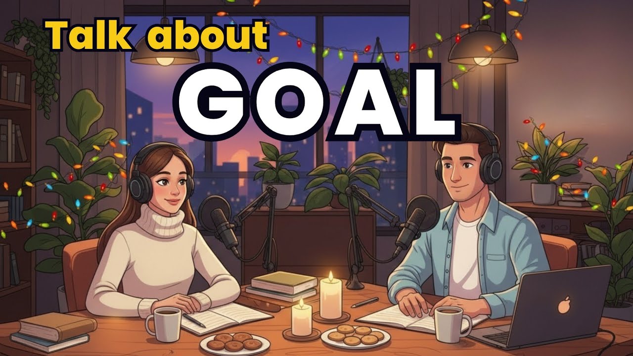 English Podcast for Speaking Fluency ✨| How to set a future Goal to Success