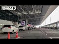 【4K】Driving From Suvarnabhumi Airport  to Downtown Bangkok by expressway (2021)