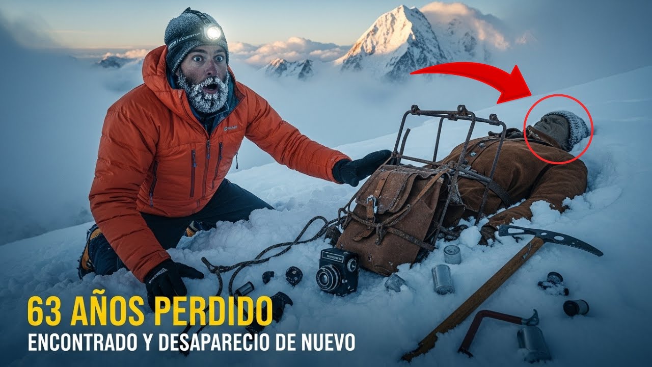 Montañista Desaparecido 63 Años en los Andes: Lo Encontraron y Luego Volvió a Desaparecer