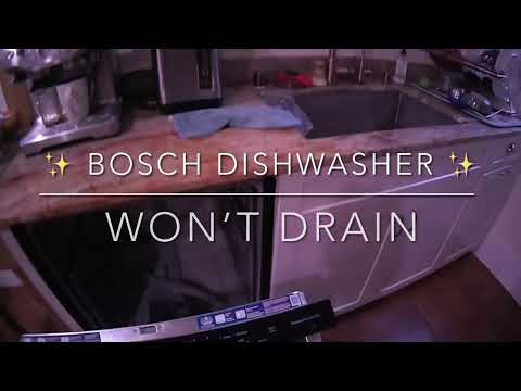 ✨ Bosch Dishwasher Won’t Drain  - Easy DIY Repair ✨ E25 Error