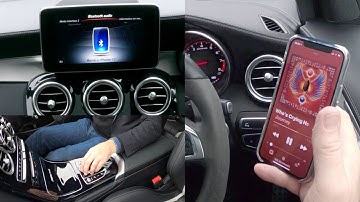 How to stream audio from a mobile to the bluetooth audio system in a 2018 Mercedes Benz GLC