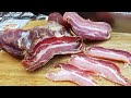 BARRIGA DE PORCO CURADA E MATURADA NA CACHAÇA - CHARCUTARIA E CONSERVAÇÃO DE CARNES