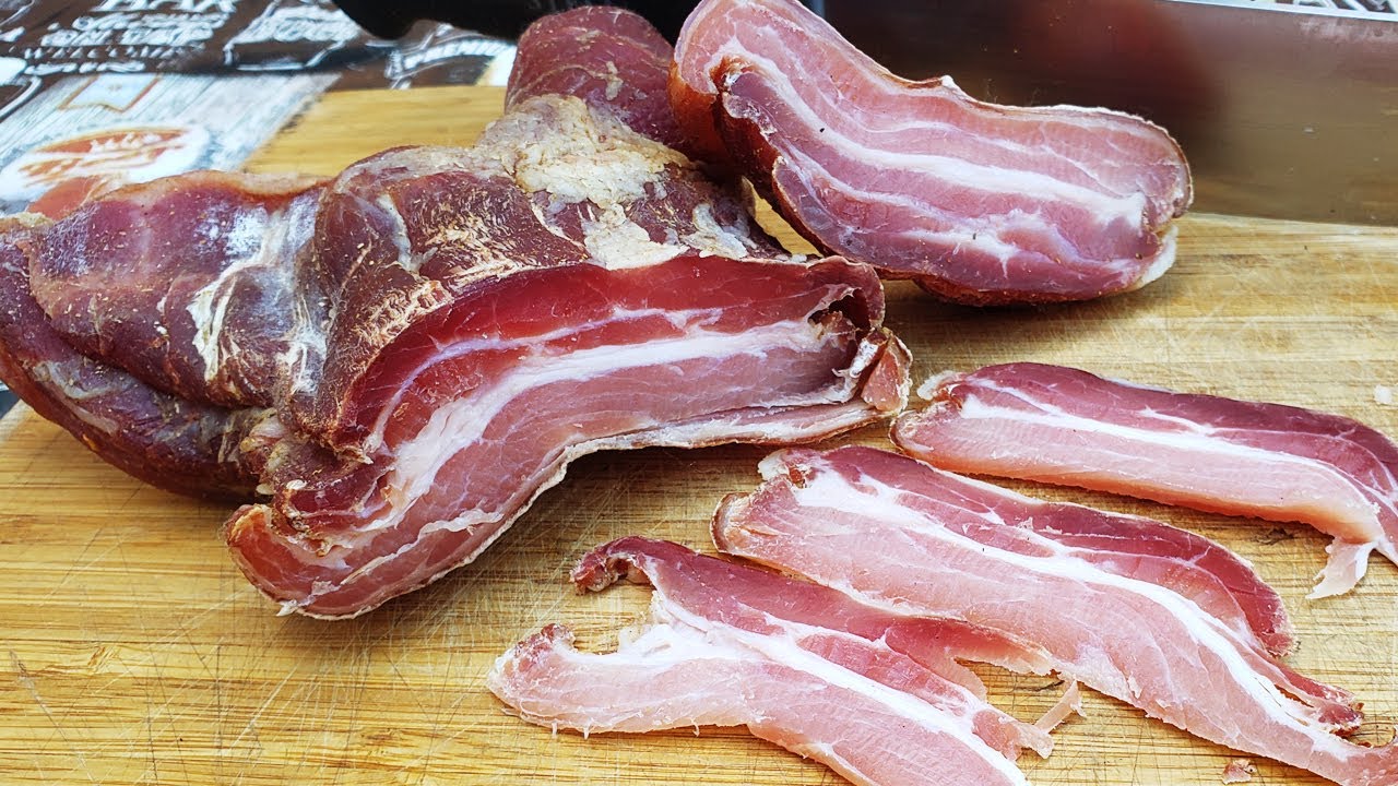 BARRIGA DE PORCO CURADA E MATURADA NA CACHAÇA - CHARCUTARIA E CONSERVAÇÃO DE CARNES