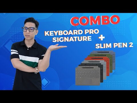 Bàn phím Surface Pro 9 và bút Slim Pen 2, dùng được cả Pro 8, Pro X - màu sắc, giá bán?