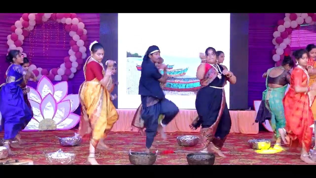 Marathi Dance|| मछुआरा नृत्य|| Annual Function- अनुनाद 2025||Dav Public School, Latehar