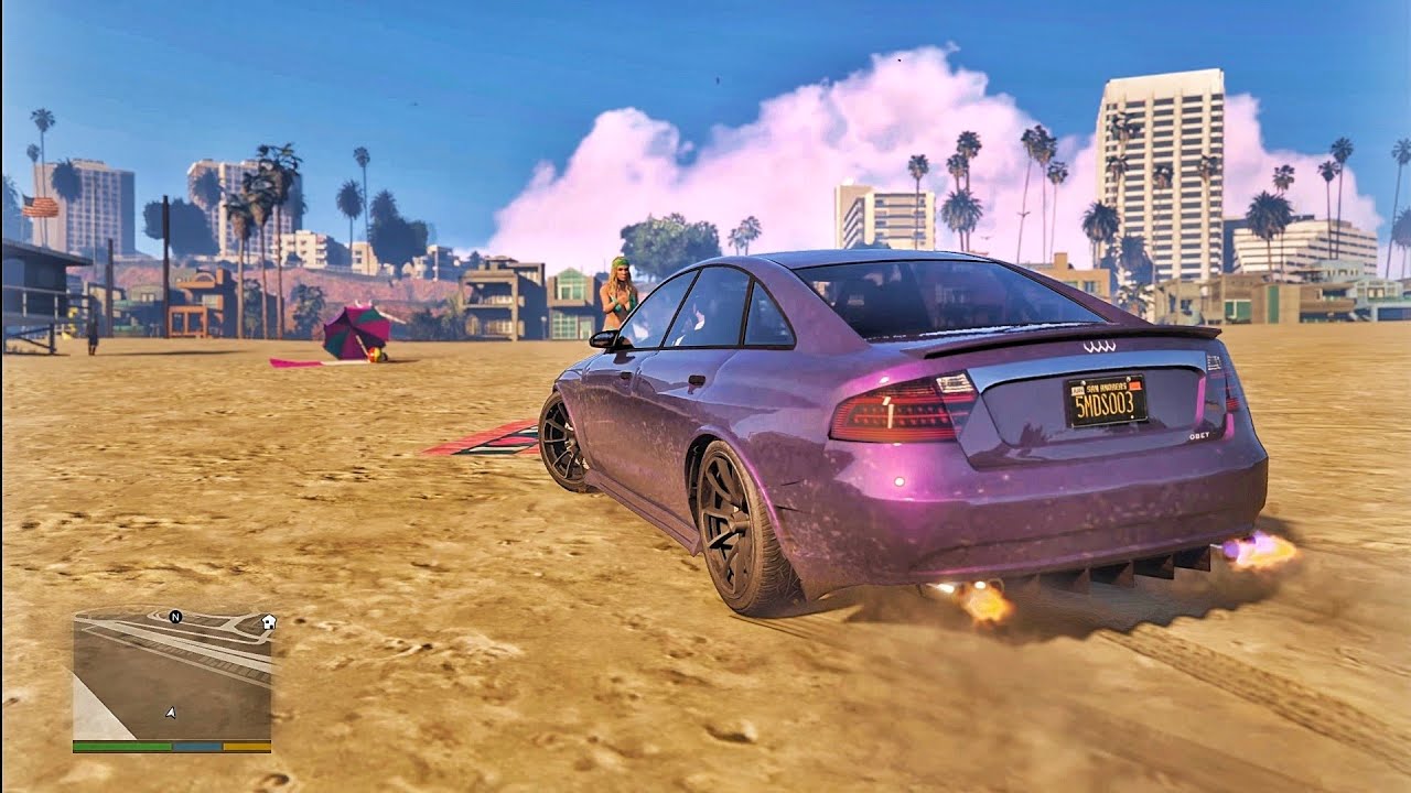 Grand Theft Auto V PS5 Free-roam Gameplay #1743