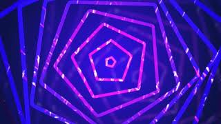 Purple Pentagon Beautiful Spiral Relaxing Animation 4K Screensaver