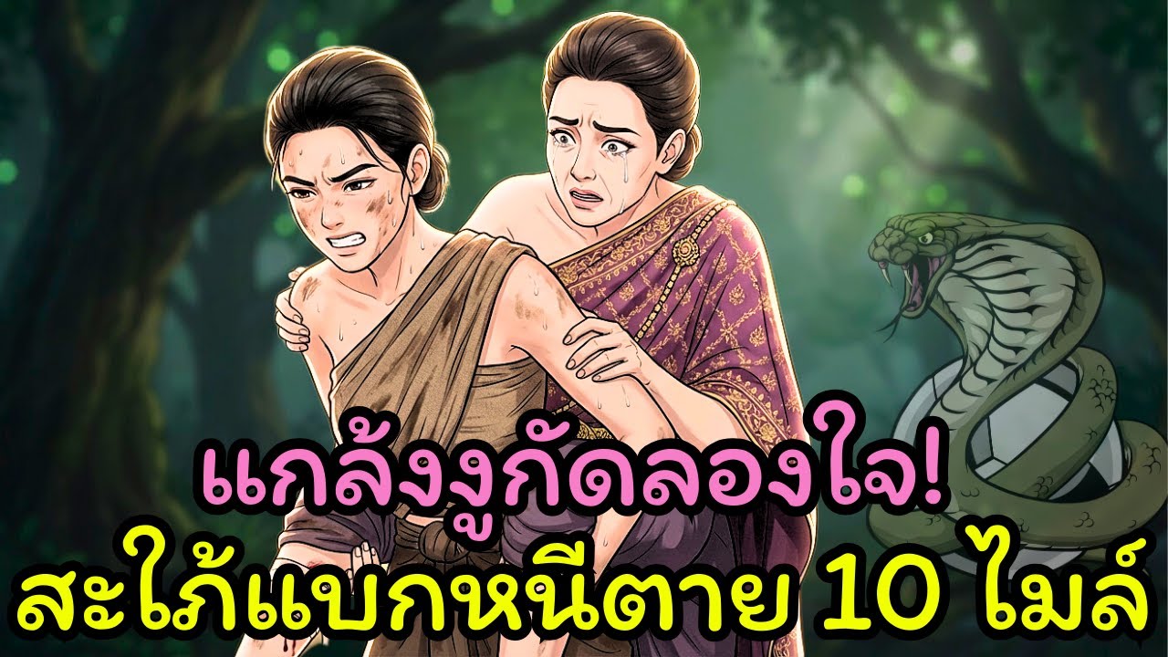 แม่สามีหลอกว่าถูกงูฉัด! แต่เธอกลับแบกแม่วิ่ง 10 หลักทั้งน้ำตา