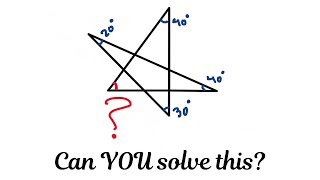 Can YOU Solve This Star Angle Puzzle?