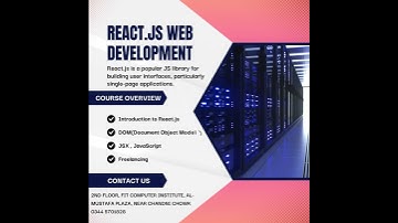React.Js Web Development Course In Rawalpindi