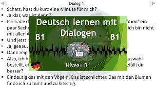Dialoge B1 | Deutsch lernen durch Hören | 11 |