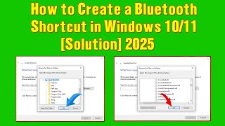 How to Create a Bluetooth Shortcut in Windows 10/11 [Solution] 2025