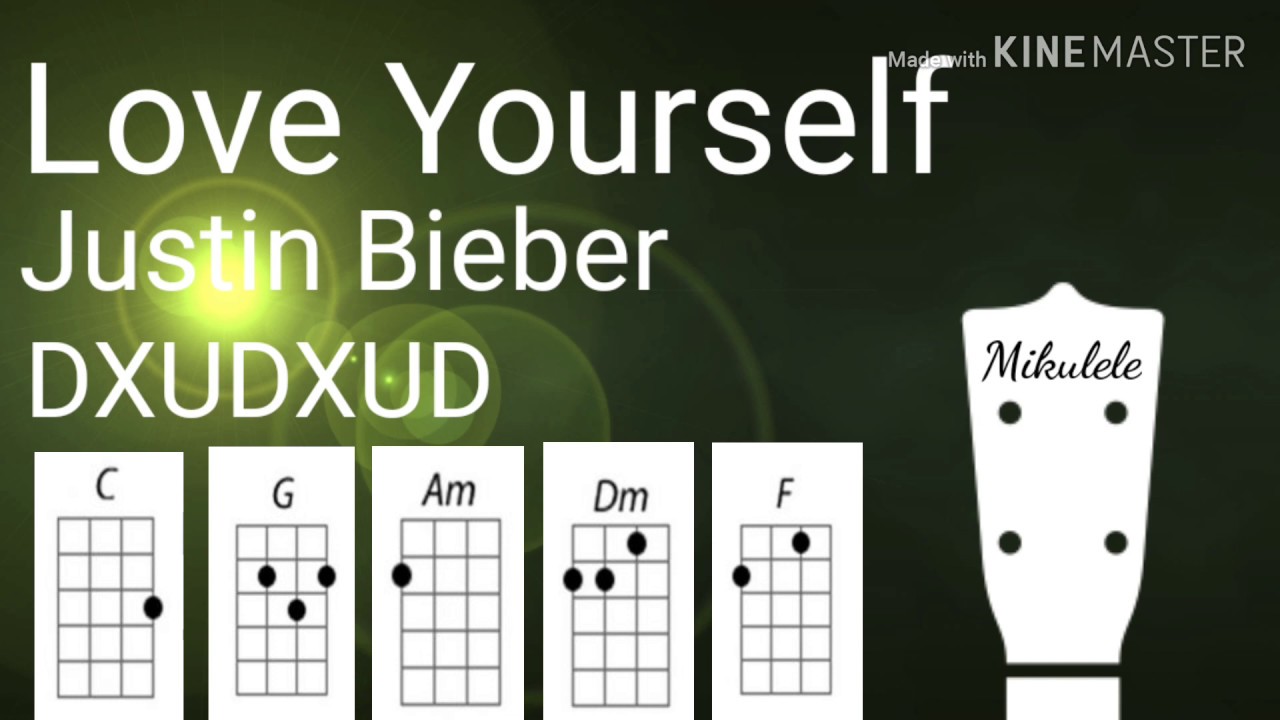 Love Yourself Justin Bieber ukulele tutorial / playalong YouTube