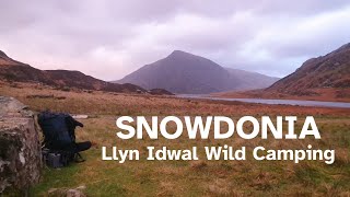 Solo Winter wild camp | Snowdonia - Llyn Idwal | Ogwen Valley