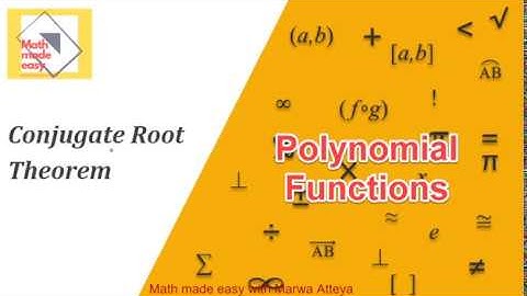 Conjugate Root Theorem