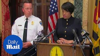 Baltimore mayor FIRES police commissioner Anthony Batts - Daily Mail