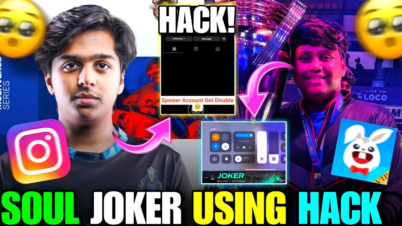 SOUL JOKER USING HACKS 😳 SOUL SPOWER INSTA ACCOUNT HACK 🤯 - YouTube