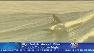 High Surf Advisory In Effect Along SoCal Coasts