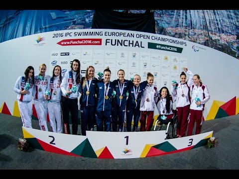 Women's 4x100m Medley Relay 34points | Final | 2016 IPC Swimming European Open Championships Funchal