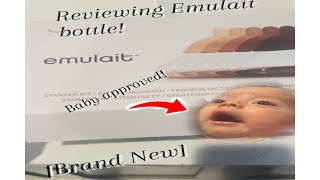 Emulait bottle review! #baby #mom #bottle