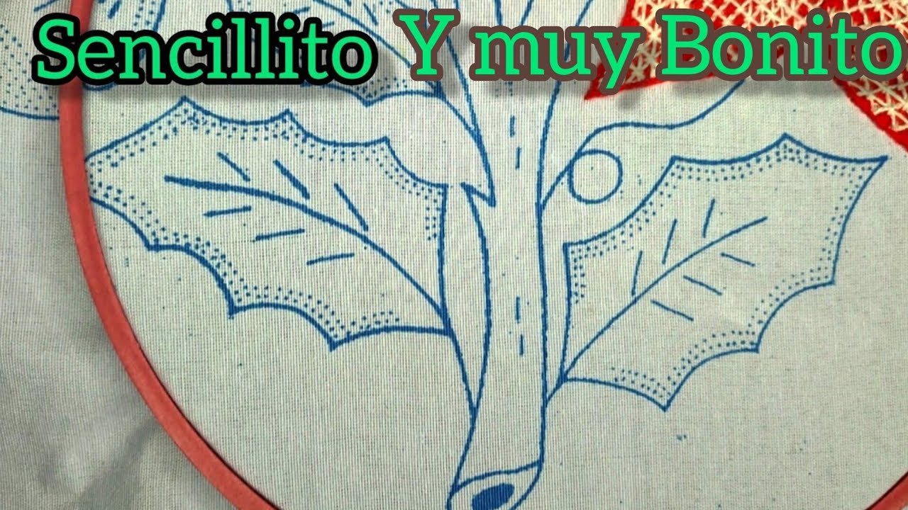 Bordado Fantasia para HOJAS🥰☺️🥰