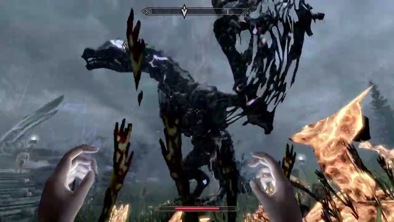Finally killing Alduin (End of this character)