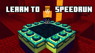 Learning how to Speedrun Minecraft With NO Experience