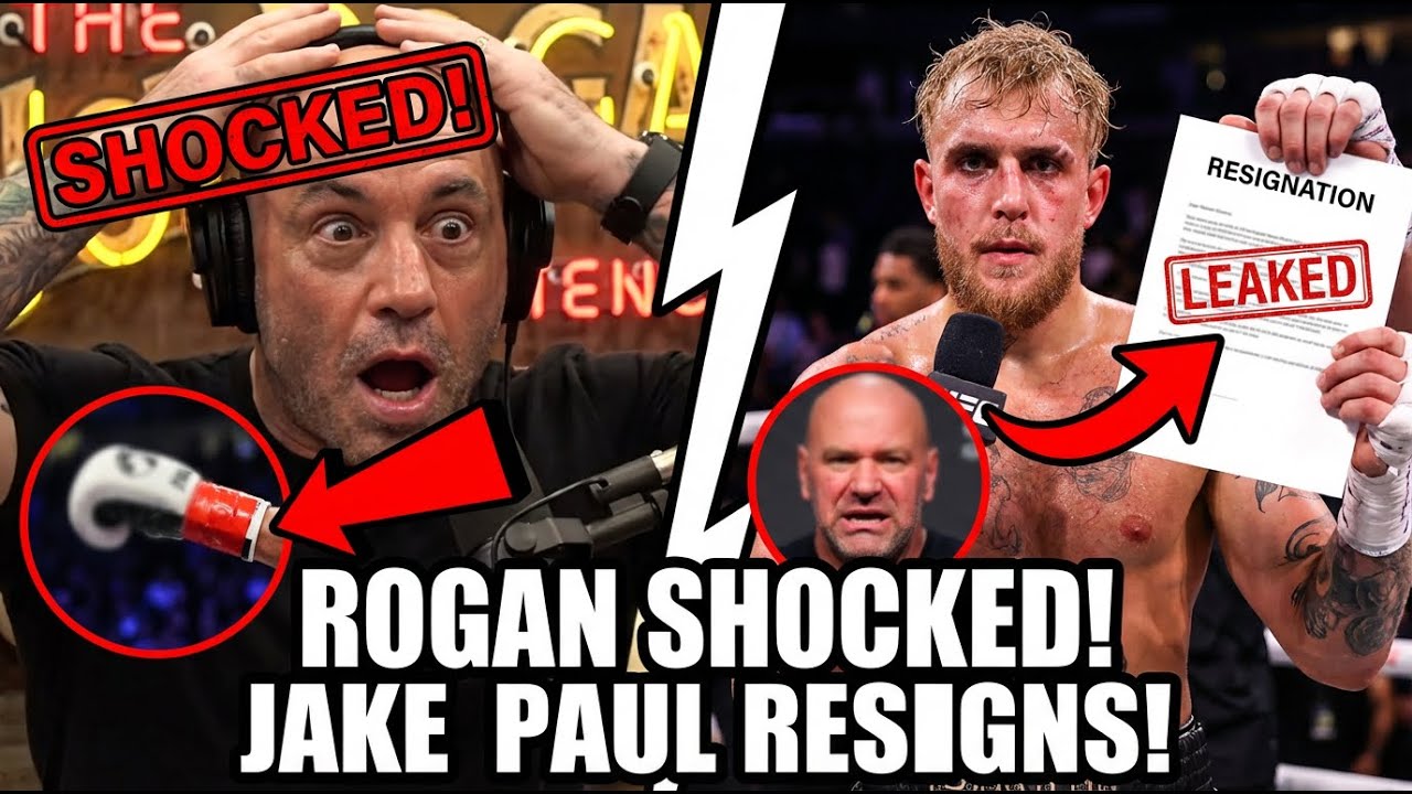 Joe Rogan SHOCKED as Jake Paul ANNOUNCES RESIGNATION Post-Fight - YouTube