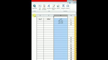 اضافه عمود او عده اعمده دفعه واحده فى الاكسل
