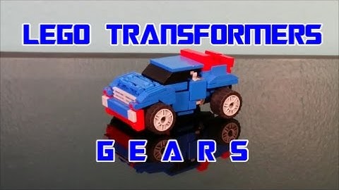 Lego Transformers Gears G1 By BX Brix