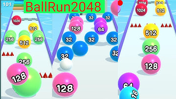 BallRun2048  ! Ball Run Gameplay Level-100 to 105 ! All Levels games Walkthrought #ballrun2048