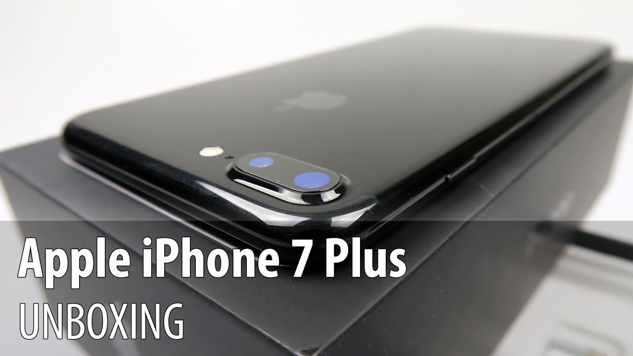 Apple Iphone 7 Plus Jet Black Unboxing 128 Gb Storage Gsmdome Com Youtube