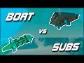 Submarines vs Boats Survival Challenge! (Trailmakers Multiplayer Gameplay)