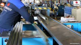 Завод Стинерджи изготовление металлочерепицы, сайдинга и аксессуаров.  Производственные процессы