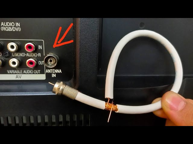 A piece of coaxial cable unlocks all TV channels || Antenna Booster class=