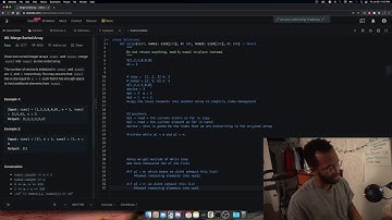 Merge Sorted Array Explained | Facebook Interview Question | LeetCode 88