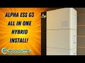 Installing the Alpha ESS G3-S5 With Solar! Best All In One Hybrid Battery System?