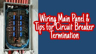 How to Do House Wiring │How to Do Circuit Breaker Termination