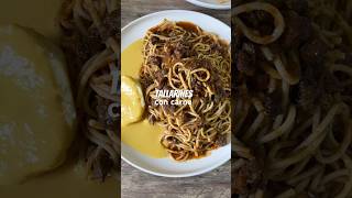Un plancito para cocinar unos tallarines con carne #spaghetti #cocinaperuana