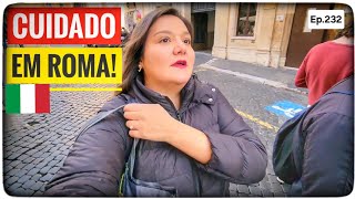 COMO É conhecer ROMA gastando POUCO/ Muito CUIDADO!