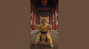 kung fo cat #leonardo #klingai1.6#chatgpt #this is ai vedio