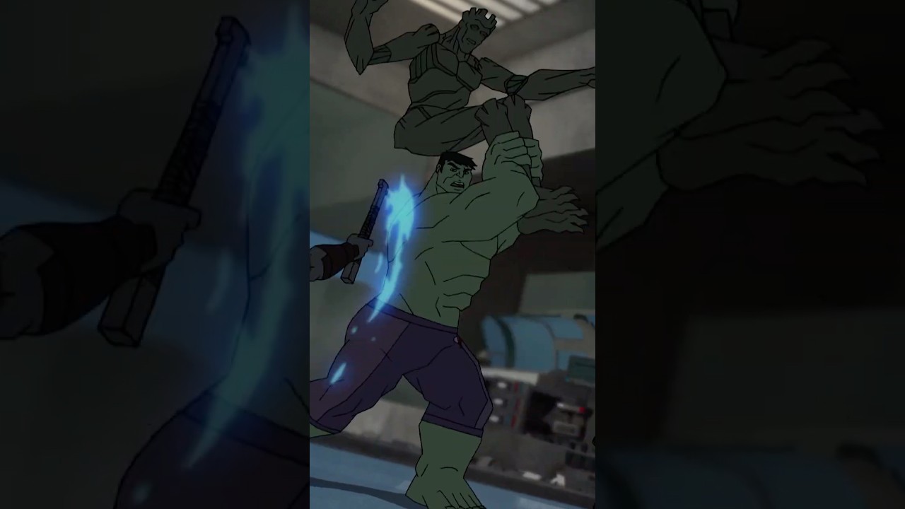 Hulk uses Groot as a sword?! ⚔