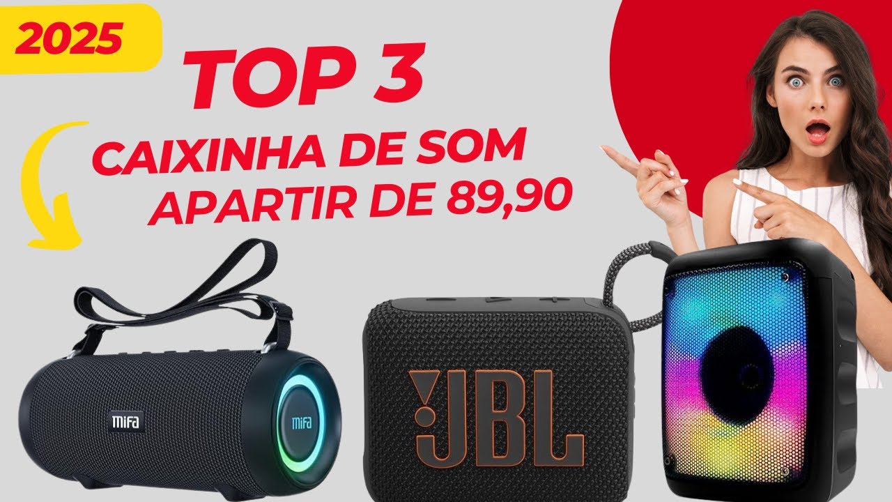 Top 3 Melhores Caixa de Som Com Melhor custo Beneficio 2025 - YouTube