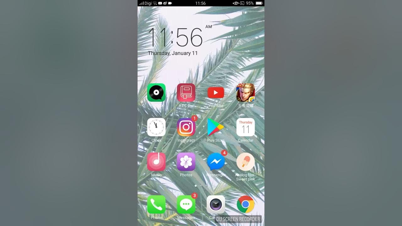 How to add clock widget in Oppo and Android Phone YouTube
