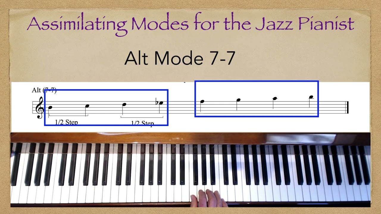 Assimilating Modes for the Jazz Pianist:  Video 8 Other Modes